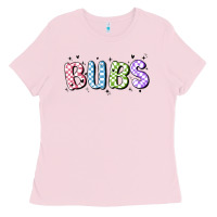 Bubblegum Pink bubs Ladies Tee - MaliasSmallBusiness