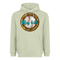 Matcha baseball with sunflower round earrings Heavyweight Hoodie - BundleAndBundleShop