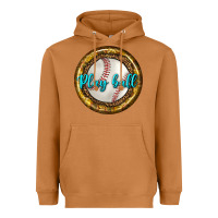 Meerkat baseball with sunflower round earrings Heavyweight Hoodie - BundleAndBundleShop