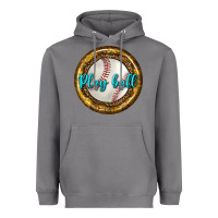 Storm baseball with sunflower round earrings Heavyweight Hoodie - BundleAndBundleShop