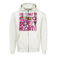 My Class Is Full Of Sweet Hearts Olivia Zipper Hoodie | Teevron