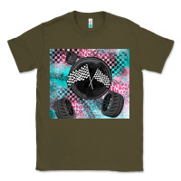 Army Green racing Classic Tee - LillyAllenDesigns