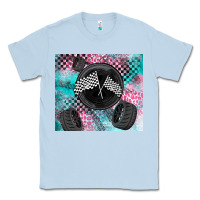Dusty Blue racing Classic Tee - LillyAllenDesigns