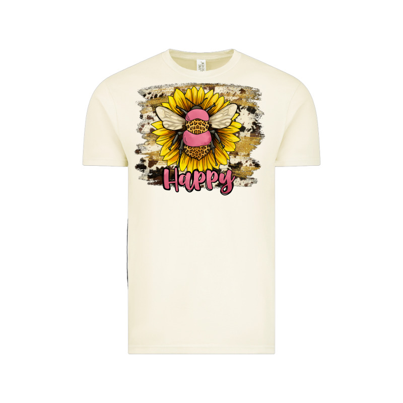 Bee Happy Vintage Tee by JahusDesignShop | Teevron