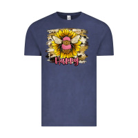 Vintage Denim bee happy Vintage Tee - JahusDesignShop