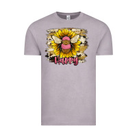 Vintage Zinc bee happy Vintage Tee - JahusDesignShop