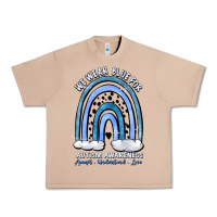 Burro we wear blue for autism awareness accept understan Urban Heavy Tee - Artiststas