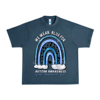 Midnight Navy we wear blue for autism awareness accept understan Urban Heavy Tee - Artiststas