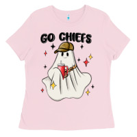Bubblegum Pink go chiefs boujee sports ghost stanley Ladies Tee - MaliasSmallBusiness