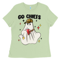 Matcha go chiefs boujee sports ghost stanley Ladies Tee - MaliasSmallBusiness