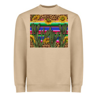 Mushroom western desert with leopard and sunflowers tumbler tbs Heavyweight Sweatshirt - TumblerDesignByShophia