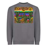 Storm western desert with leopard and sunflowers tumbler tbs Heavyweight Sweatshirt - TumblerDesignByShophia