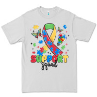 Dove Grey support squad autism Premium Tee - MaliasSmallBusiness