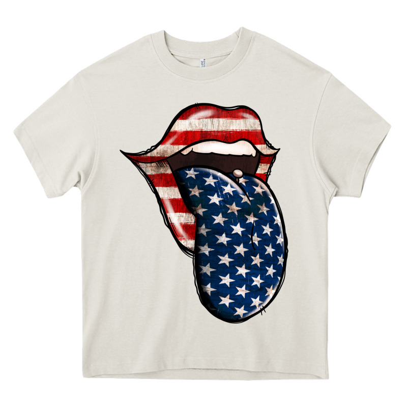 America 4th Of July Tongue Heavy Core Tee by Jasminsmagicworld | Teevron