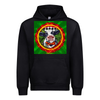 Black christmas baby holstein face Urban Hoodie - LillyAllenDesigns