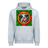 Heather Grey christmas baby holstein face Urban Hoodie - LillyAllenDesigns