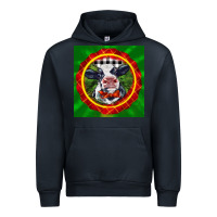 Navy christmas baby holstein face Urban Hoodie - LillyAllenDesigns
