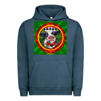 Pigment Midnight Navy christmas baby holstein face Urban Hoodie - LillyAllenDesigns