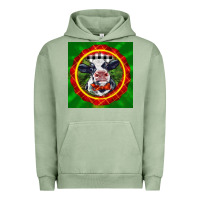 Pigment Oil Green christmas baby holstein face Urban Hoodie - LillyAllenDesigns