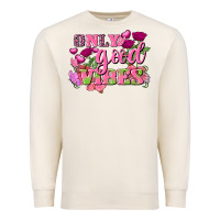 Sandshell Valentine's Day Only Good Vibes Premium Sweatshirt - FaDigitalArtStudio