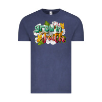 Vintage Denim Grow In Faith Vintage Tee - LillyAllenDesigns
