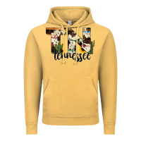 Vintage Mustard tenesse state cowhide serape cactus Vintage Hoodie - RanaPortraitStore
