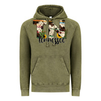 Vintage Olive tenesse state cowhide serape cactus Vintage Hoodie - RanaPortraitStore