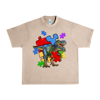French Oak autism t rex Urban Heavy Tee - Artiststas