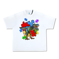 White autism t rex Urban Heavy Tee - Artiststas