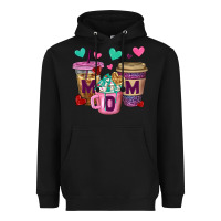 Black Western Mom Coffee Cups Heavyweight Hoodie - BundleAndBundleShop