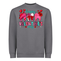 Storm Happy Valentine's Day with teeth Valentine's Day Heavyweight Sweatshirt - HowdyJamesFarm
