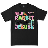 Black silly rabbit easter is for jesus Premium Tee - MaliasSmallBusiness