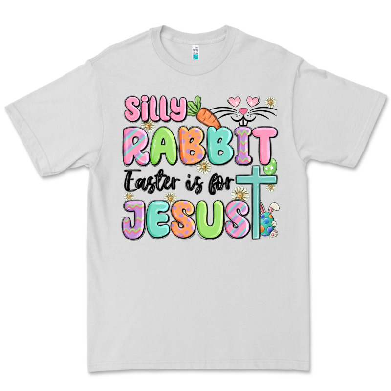 Silly Rabbit Easter Is For Jesus Premium Tee by MaliasSmallBusiness | Teevron