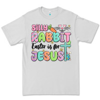 Dove Grey silly rabbit easter is for jesus Premium Tee - MaliasSmallBusiness