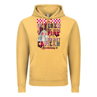 Vintage Mustard pink ghost breast cancer awareness Vintage Hoodie - LillyAllenDesigns