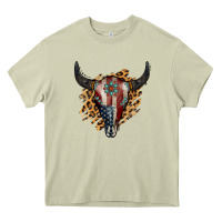 Mossy American Bull Skull Heavy Core Tee - Jasminsmagicworld