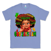 Colony Blue god says i am juneteenth kid Classic Tee - LillyAllenDesigns