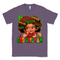 Lavender god says i am juneteenth kid Classic Tee - LillyAllenDesigns