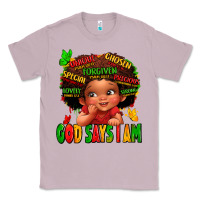 Lilac god says i am juneteenth kid Classic Tee - LillyAllenDesigns