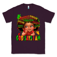 Plum god says i am juneteenth kid Classic Tee - LillyAllenDesigns