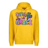 Lemon Easter Day Saved by his grace Premium Hoodie - OliviaCreatesArt