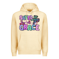 Pina Colada Easter Day Saved by his grace Premium Hoodie - OliviaCreatesArt