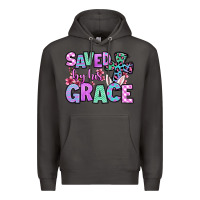 Smoke Easter Day Saved by his grace Premium Hoodie - OliviaCreatesArt