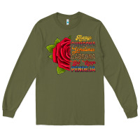 Army Green Always chingona sometimes cabrona but never pendej Long Sleeve Tee - RanaPortraitStore