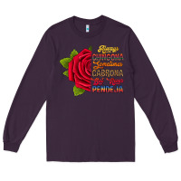 Plum Always chingona sometimes cabrona but never pendej Long Sleeve Tee - RanaPortraitStore