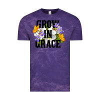 Cloud Purple Grow In Grace Vintage Tee - LillyAllenDesigns