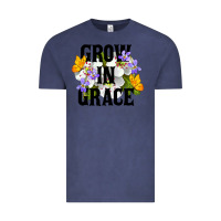 Vintage Denim Grow In Grace Vintage Tee - LillyAllenDesigns