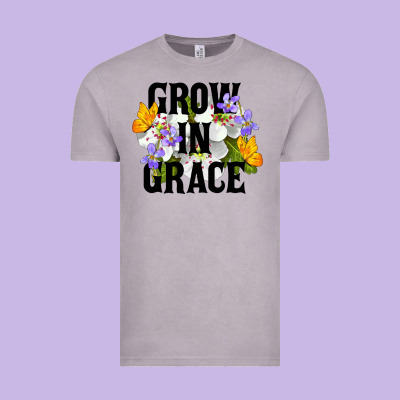 Grow In Grace Vintage Tee Designed By Lillyallendesigns