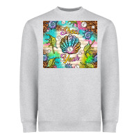 Heather Grey Shell yeah Heavyweight Sweatshirt - TumblerDesignByShophia
