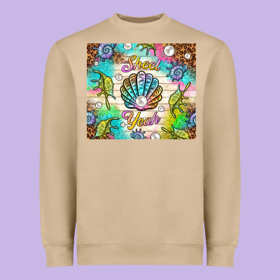 Shell Yeah Heavyweight Sweatshirt Designed By Tumblerdesignbyshophia